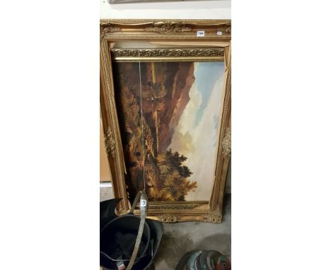 LARGE PRINT &amp; LARGE GILT FRAME