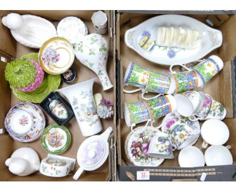 A mixed collection of items to include Wedgwood Wild Strawberry Vase, Chinese Legend vase, Minton Bowl, Spode Oven Dish etc (