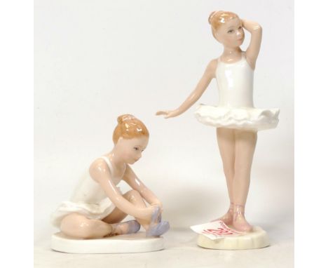 Two Nao Ballerina Figures, tallest 16cm(2)