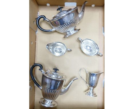 English Made Silver Plated Tea Service &amp; similar jug