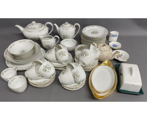 Krautheim Franconia part breakfast service &amp; other ceramics including Royal Worcester gilded lidded jugs (pictured separa