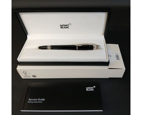 Mont Blanc Fine Liner pen - 25602 FL Star Walker - as new with outer box &amp; service guide
