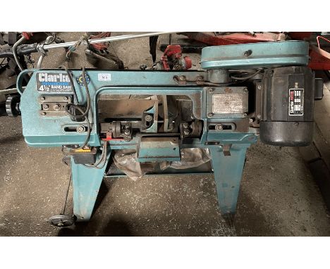 Clarke 4 1/2 inch bandsaw.&nbsp;At a separate location in the Louth area, viewing by appointment