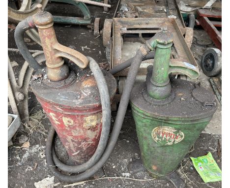 Castrol Hypoy &amp; Esso oil dispensers.&nbsp;At a separate location in the Louth area, viewing by appointment
