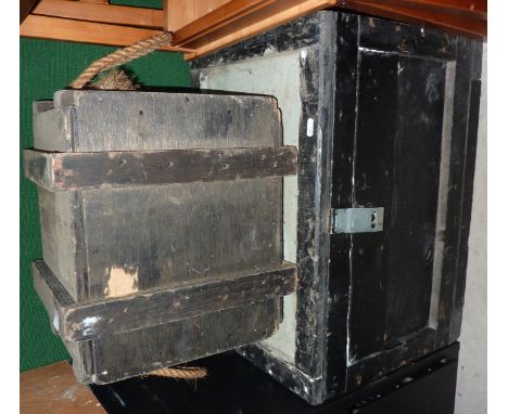 2 wooden ammunition crates