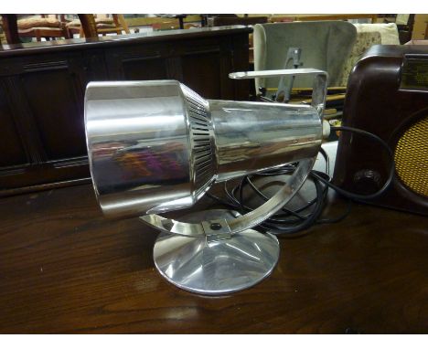 Chrome desk lamp