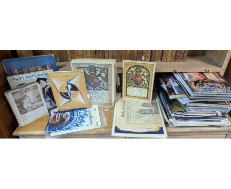 A 1951 festival of Britain guidebook; &amp; various programmes &amp; newspapers, etc., mostly relating to the British Royal F