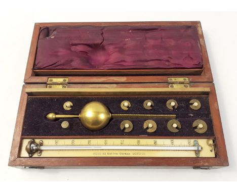 Early Victorian Desk Thermometer By Thomas Buss Of Hatton Garden