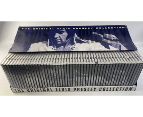 THE ORIGINAL ELVIS PRESLEY COLLECTION CD BOX SET 1-50 - all intact but the outer box torn on front two edges (but intact)Appr