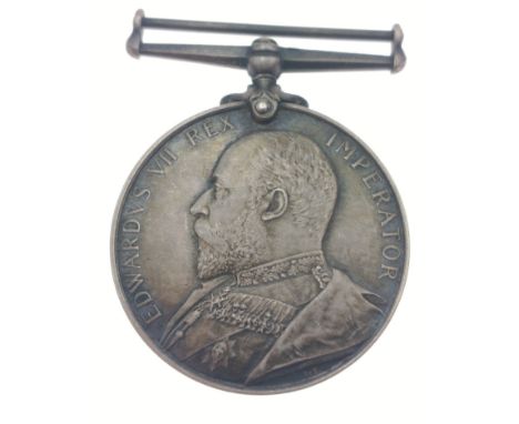 George V Volunteer Force Long Service Medal.  Correctly inscribed on rim to 9280 Pte. R. Kernohan 5th V.B. Highland Light Inf