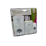 Byron Wirefree Portable And Plug In Doorchime Twinpack