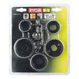 5 x Ryobi Hole Saw Set (7 piece)
