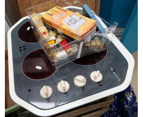 Banco Ceran electric hot plate together with a quantity of NOS record player stylus's  