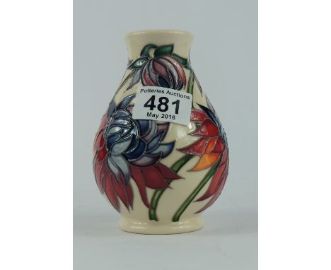 Moorcroft Ruby Red vase height 15cm