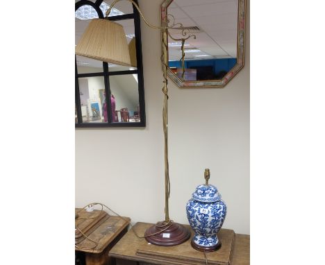 Reproduction brass reading light and modern oriental style table lamp 