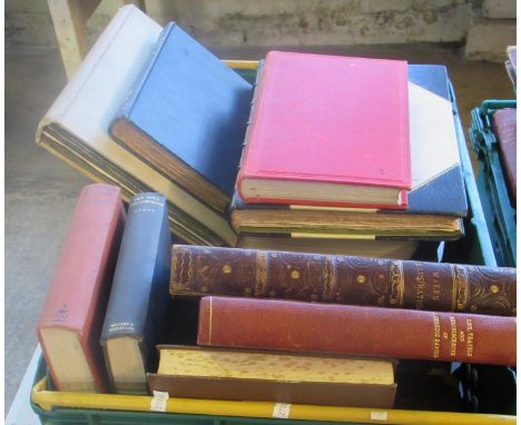 Box of assorted antiquarian and other good quality books to include 'Wales Illustrated in a series of views', 'Life, Travels 
