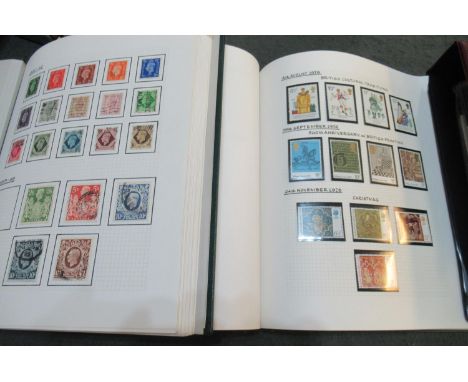 Great Britain Collection of U/M Mint stamps 1953-1983 in green album and further album of used GB 1937-1988 period.  (B.P. 21