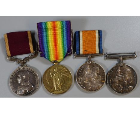 WWI Model Duo awarded to 013766 Private E M Hopkins AOC to include 14-18 Ward Medal and Victory Medal together with another 1