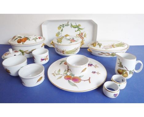 A good selection of various Royal Worcester ceramic kitchenware etc. (mostly Evesham pattern) to include oval tureens and cov