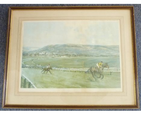 A mid-20th century colour horse racing print after Lionel Edwards (the Tryon Gallery Ltd, Dover Street, London W1)&nbsp;Hogar