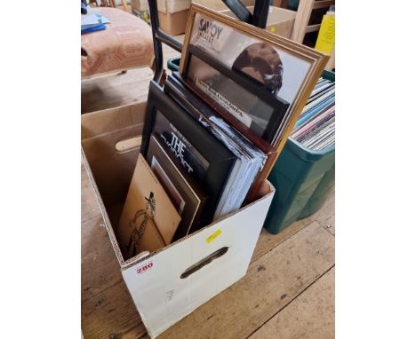 STAGE &amp; SCREEN:&nbsp;a collection of 11 items, the majority framed, to include ink signed photographic postcard portrait 