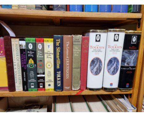 TOLKIEN (J R R):&nbsp;'The Fellowship of the Ring..', 5th impression, 1970, in worn and frayed dustjacket: together with 'The
