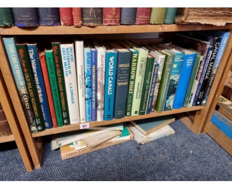 CANALS:&nbsp;collection of approx 35 volumes, modern canal reference, various sizes and formats. (One shelf) 