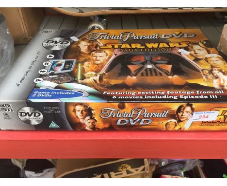 STAR WARS TRIVIAL PURSUIT DVD GAME