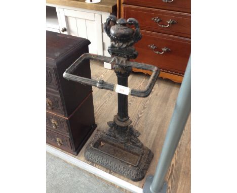 CAST IRON STICK STAND. H67CM