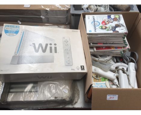 NINTENDO WII CONSOLE, GAMES AND ACCESSORIES