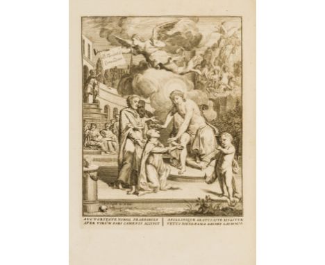 NO RESERVE Terentius Afer (Publius) Comoediae sex, 2 vol., engraved frontispieces, titles in red and black, engraved portrait