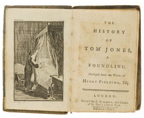 Fielding (Henry) The History of Tom Jones, a Foundling. Abridged..., engraved frontispiece and 5 plates, 7ff. advertisements 