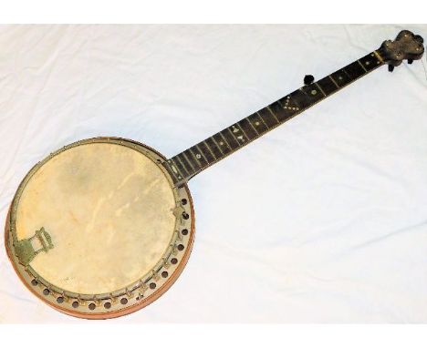 A vintage The Windsor Monarch banjo 