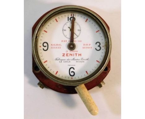 A Zenith racing car dashboard lap timer
