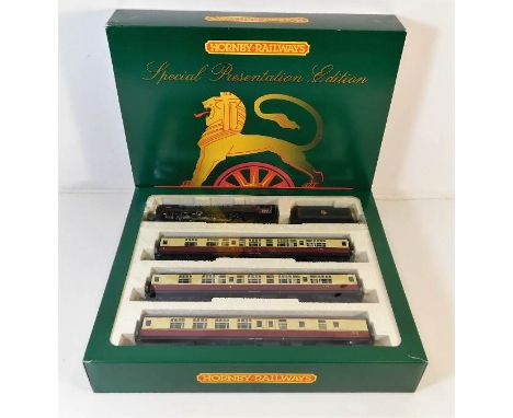 A boxed unused 00 gauge Hornby presentation edition railway engine with carriages The Bristolian with Venus engine 