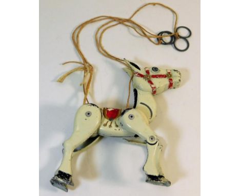 A 1950's diecast Muffin the Mule puppet by Moko
