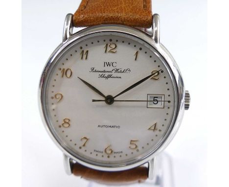 An International Watch Company, Schaffhausen (IWC), gent's stainless steel cased automatic wrist watch, Ref. 3513, No. 290539
