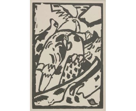 Wassily Kandinsky (Russian, 1866-1944)IMPROVISATION 7 Woodcut, 1913, from the book 'Klänge' (Sounds), the edition was 300 wit