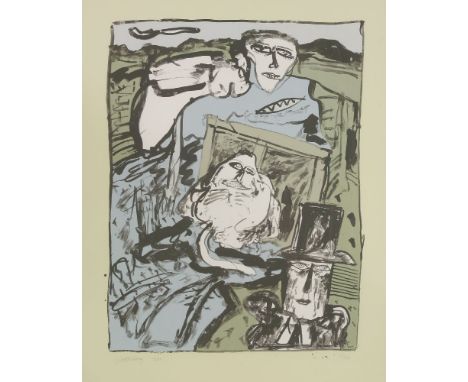*John Bellany (Scottish, 1942-2013)THE SKATE AT THE GATELithograph printed in colours, 2000, signed, dated and numbered 15/40