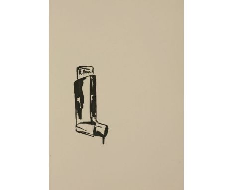 *Rachel Howard (British, b.1969)CAN’T BREATHE WITHOUT YOUScreenprint, 2006, together with a lithograph by Tim Lewis, both sig