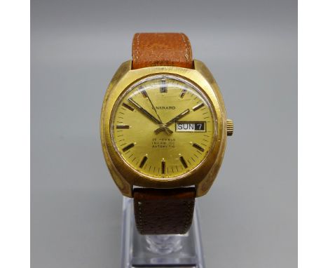 A Garrard automatic wristwatch with day/date