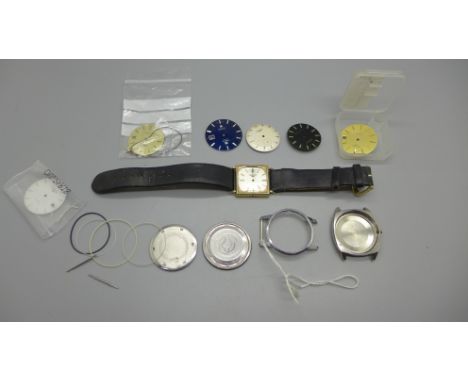 Longines and Tissot watch parts 
