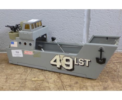 A Buddy L Corp. Japan tin-plate Navy launcher 