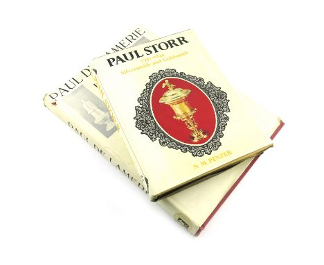 Philips, P., Paul de Lamerie: His Life and Work, 1973, hard-bound with dust wrapper, plus Penzer, N., Paul Storr, Spring Book