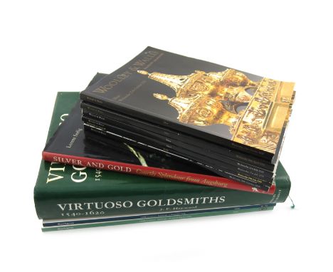 Hayward, J.F., Virtuoso Goldsmiths, Sotheby Parke Bernet, 1976, hard back with dust wrapper, plus Traquair, R., Old Silver of