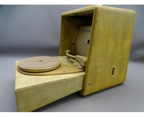 HMV RADIO &amp; RECORD PLAYER, 33cms H, 1507/8, rare