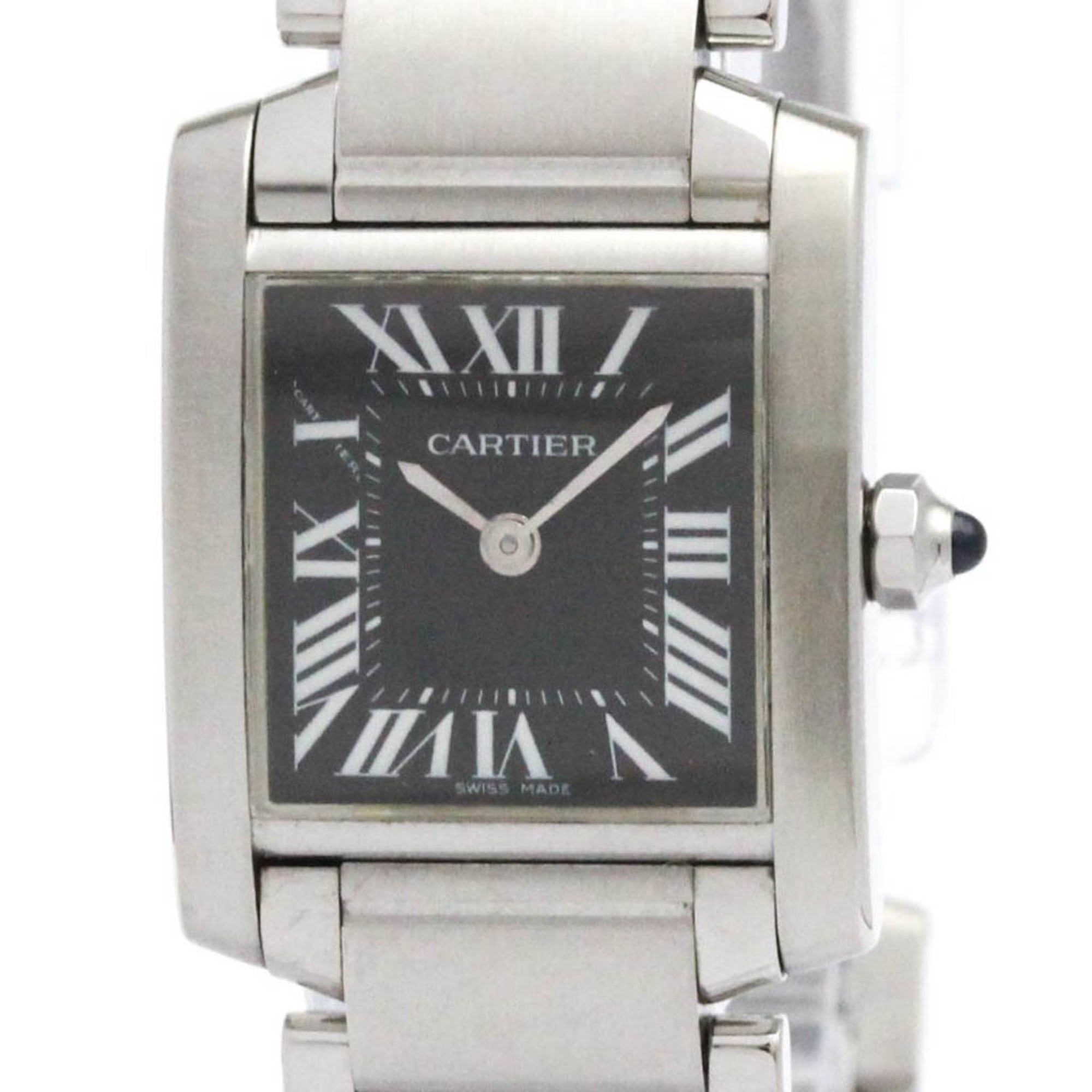 CARTIER Tank Francaise Asia LTD Quartz Ladies Watch W51026Q3 Polished