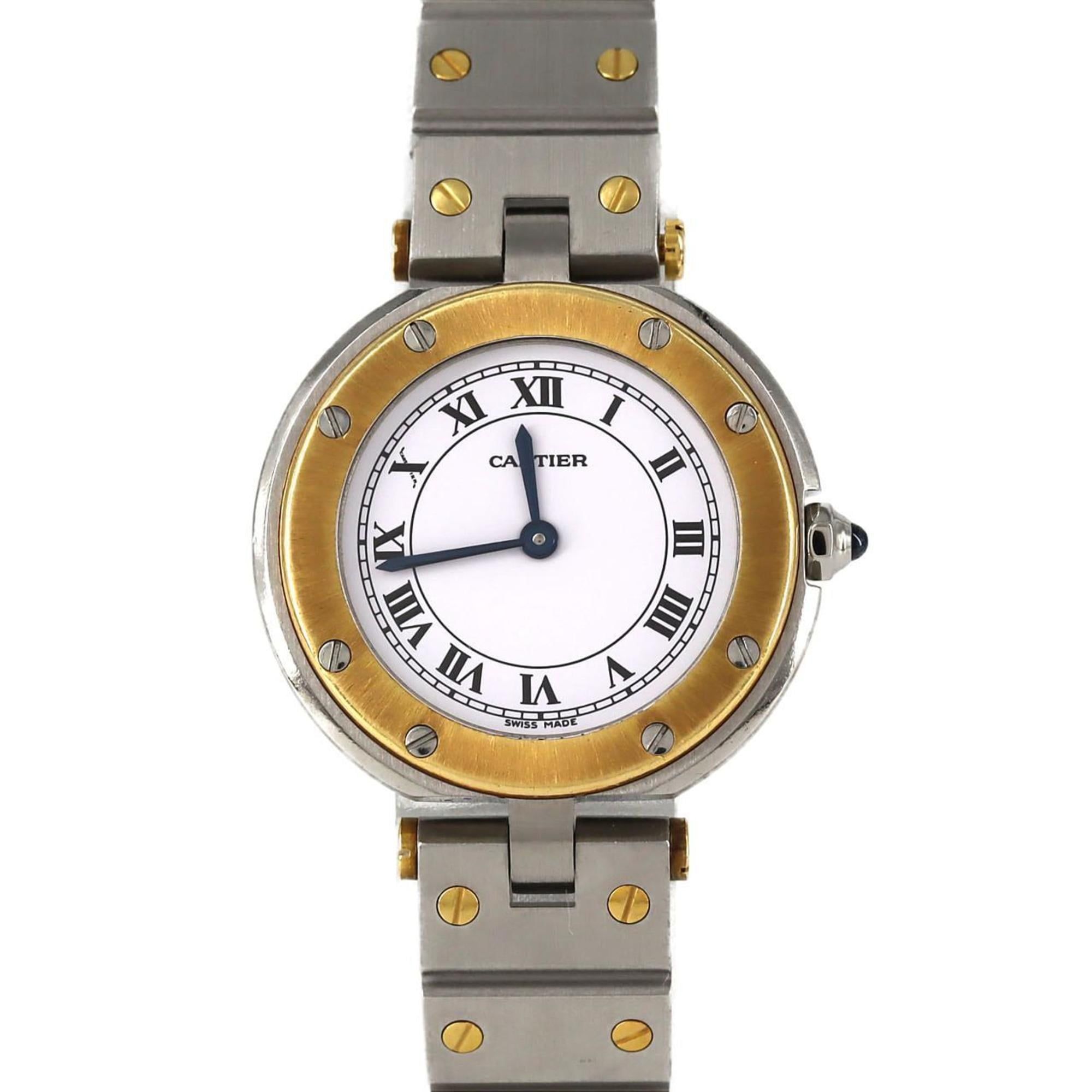 Cartier Santos Vendôme Aoyama YG Combination SSxYG Quartz Watch