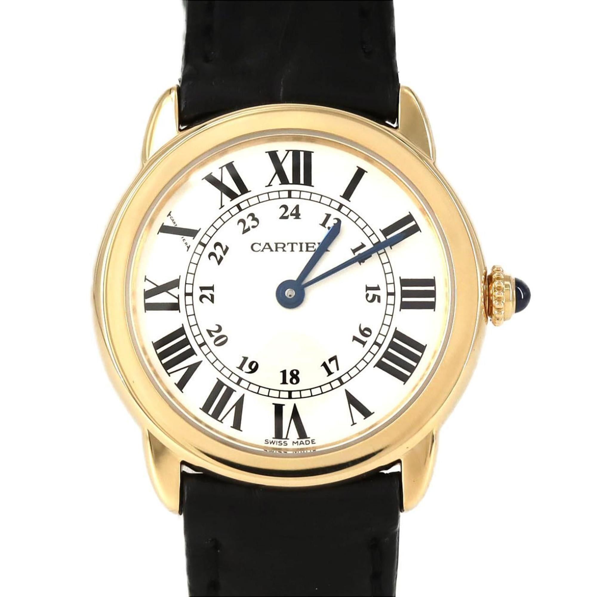 Cartier Ronde Solo SM SSxYG W6700355 Quartz Watch