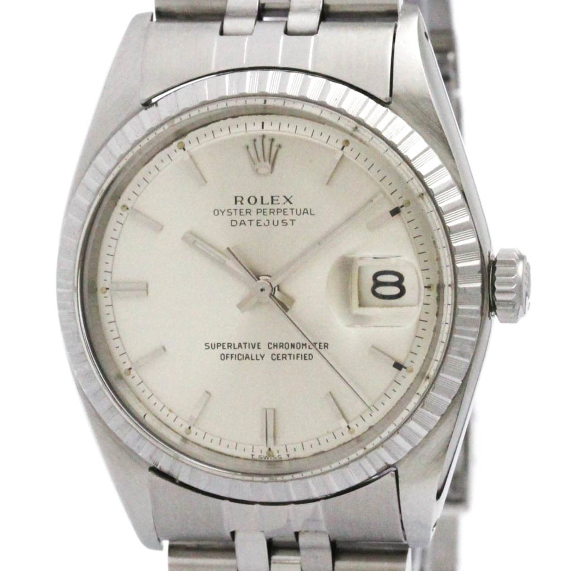 ROLEX Datejust 1603 Stainless Steel Automatic Mens Watch Vintage